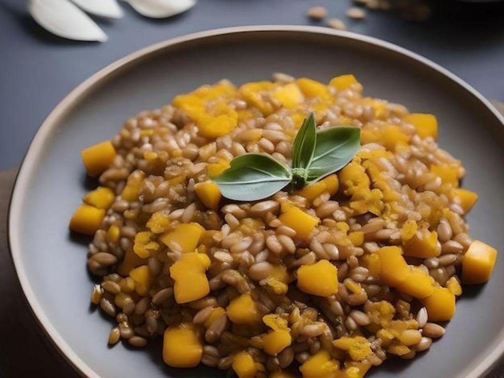Farro, ceci e curcuma